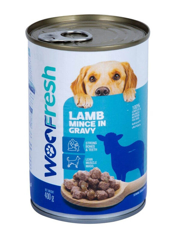 

Woofresh Lamb Mince in Gravy for Dogs, 400g