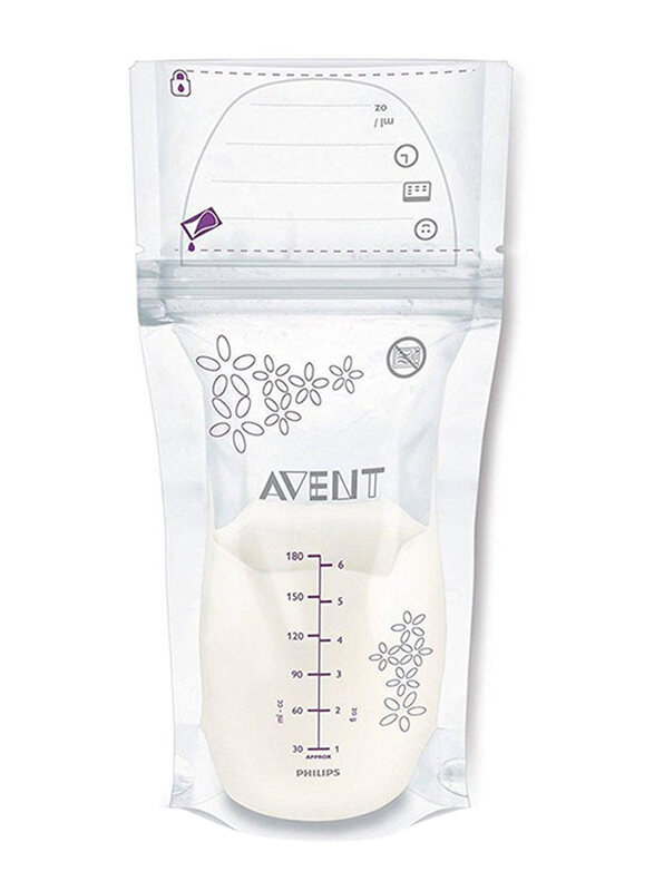 

Philips Avent Milk Storage Bag Set, 25 Pieces, White