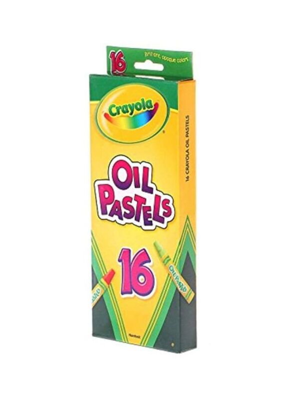 Crayola Oil Pastel Colours, 16 Pieces, Multicolour