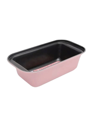 Fackelmann 20cm Rectangular Mini Loaf Pan, 20 x 11 x 5 cm, Pink/Black