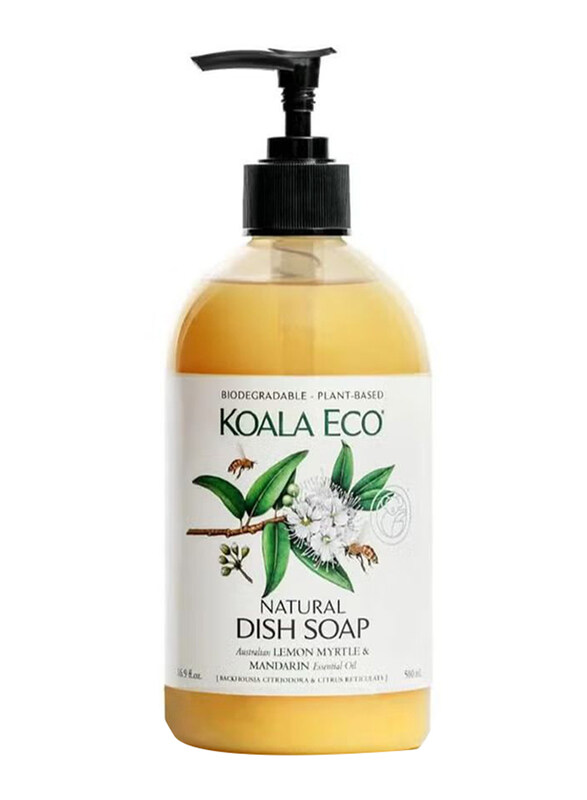 

Koala Eco Lemon Myrtle & Mandarin Essential Oil Dish Soap, 500ml