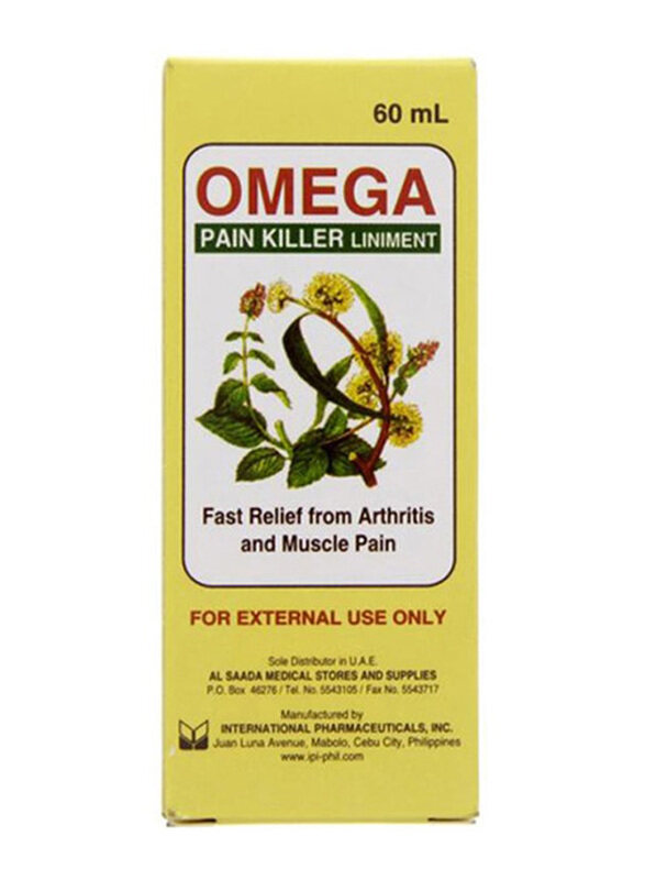 

Omega Fast Relief Pain Killer Liniment, 60ml
