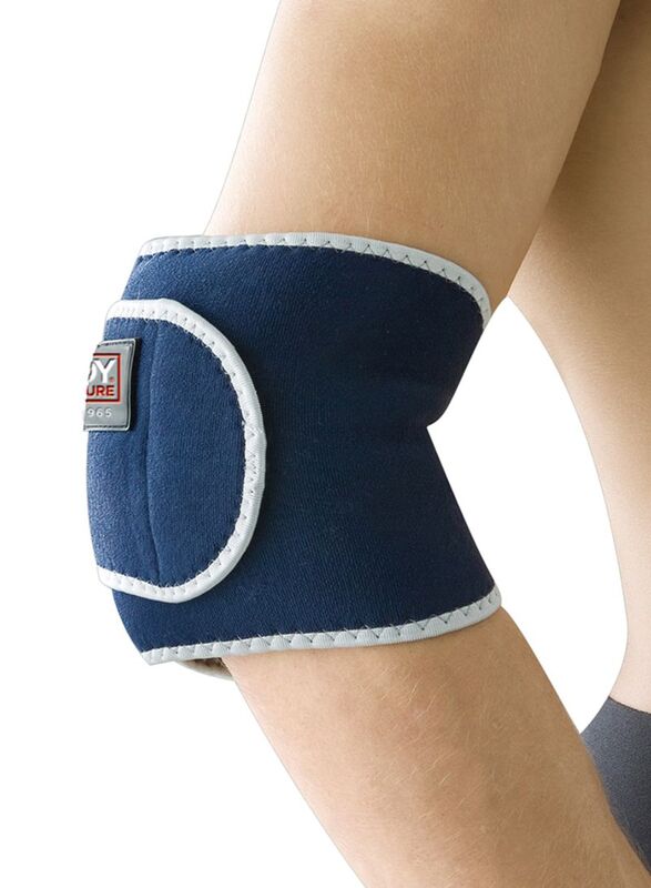 Body Sculpture Elbow Wrap with Terry Cloth, Blue