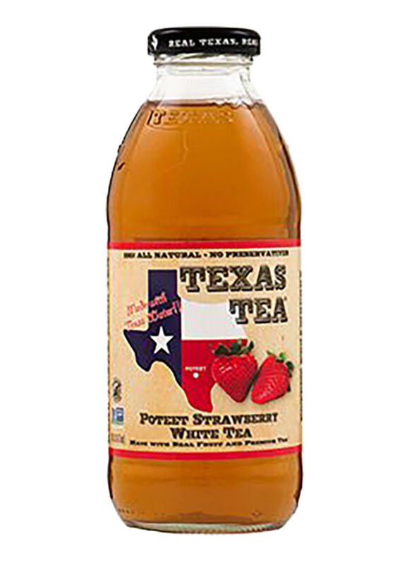 Texas Tea Poteet Strawberry White Tea, 16oz