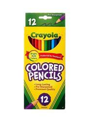 Crayola 12-Piece Coloured Pencils, Multicolour