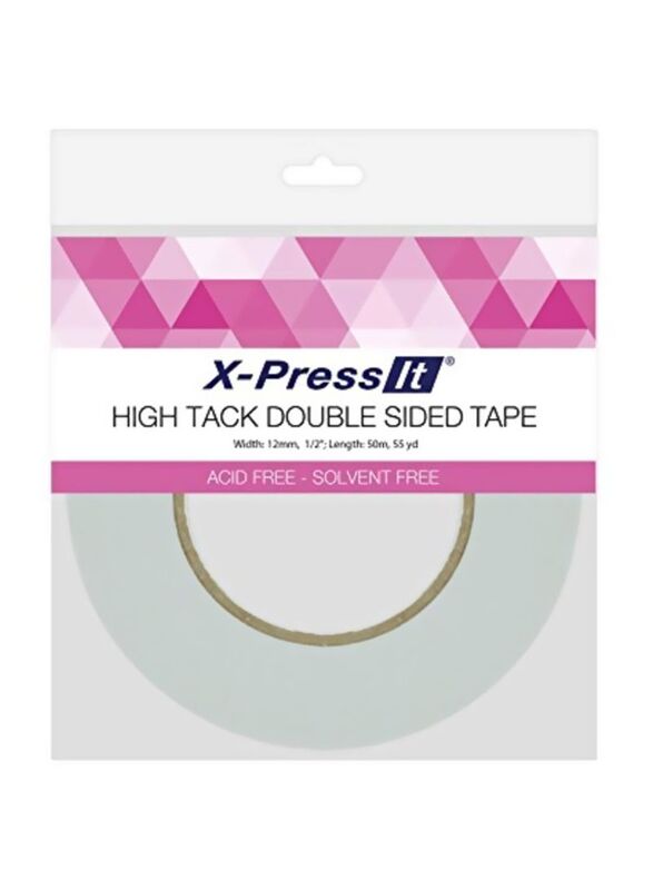 X-Press It High Tack Double Sided Tape, Clear