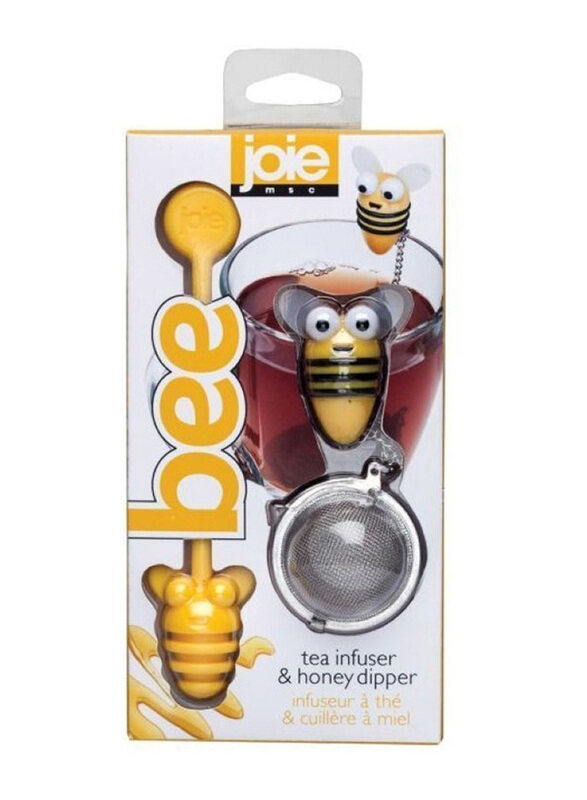 

Joie Bee Tea Infuser & Honey Dipper, Yellow