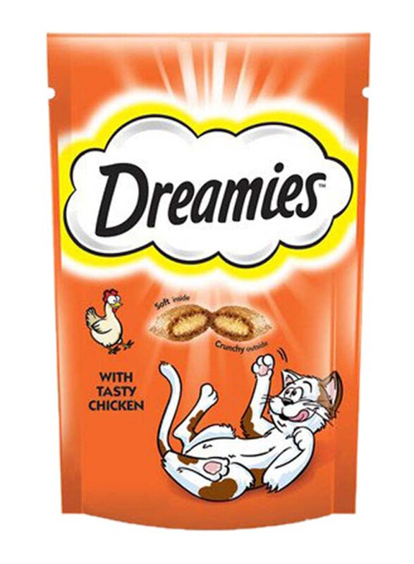 

Dreamies Tasty Chicken Treats Cats Dry Food, 60g