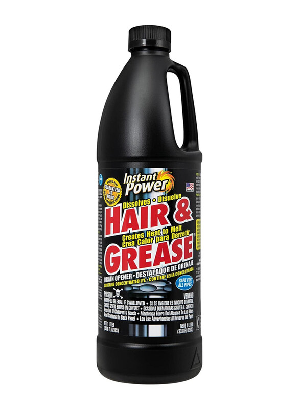 

Instant Power Hair and Grease Drain Opener, 1 Litre