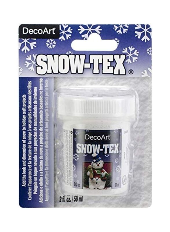 DecoArt Snow Tex Paint, 59ml, Clear