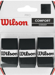 Wilson Pro Overgrip, 3-Piece, Black