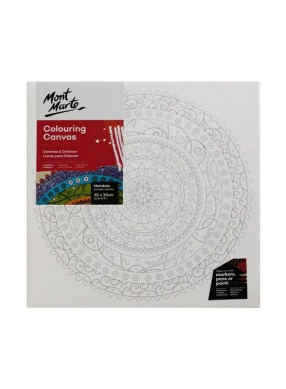 

Mont Marte Colouring Canvas, Assorted