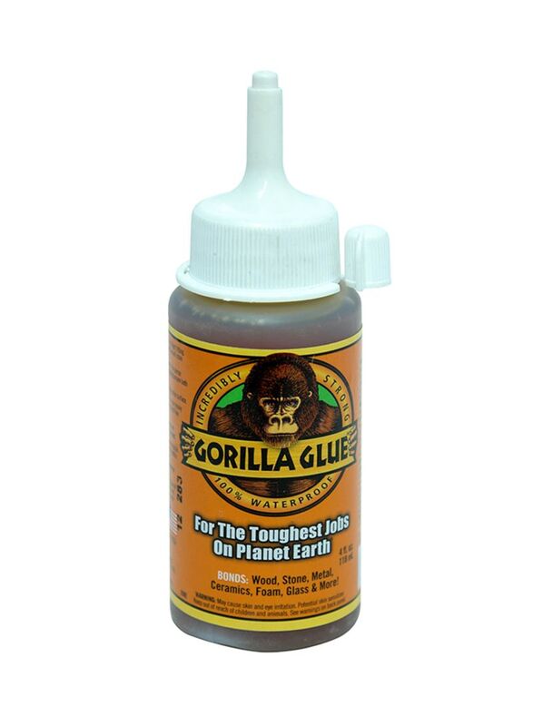 Gorilla 4oz Glue Original 100% Waterproof Adhesive, Clear