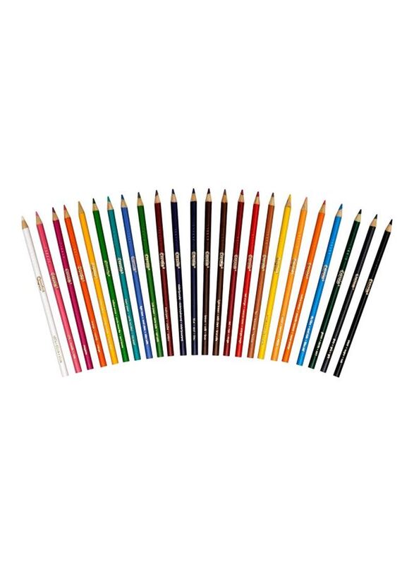Crayola 24-Piece Coloured Pencil, Multicolour