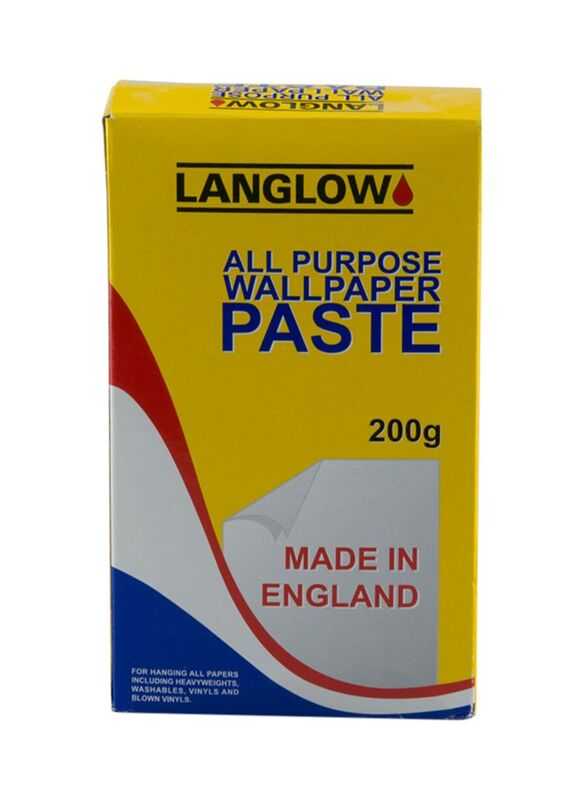 Langlow All Purpose Wallpaper Paste, 200g, Yellow