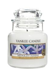 Yankee Candle Midnight Jasmine Classic Jar Scented Candle, 2100799799369, White/Clear