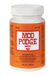 Mod Podge Satin Subtle Sheen Glue, 236ml, Orange