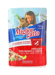 Miglior Beef & Carrot Wet Food for Cats, 100g