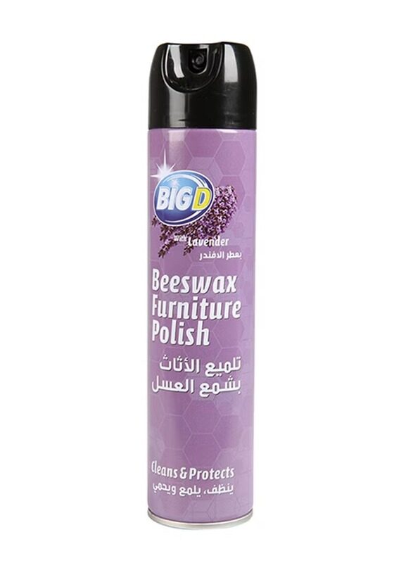 

Big D Beeswax Furniture Polish with Lavender, 300ml, Purple