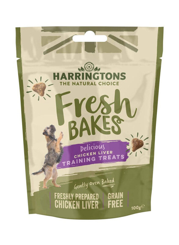

Harringtons Fresh Bakes Training Treats Dry Dog Food with Chicken Liver, 100g