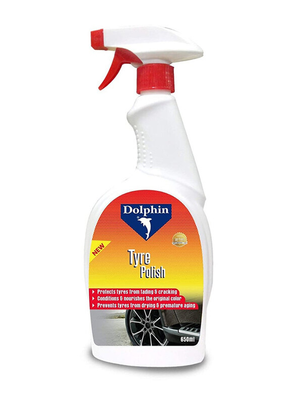 

Dolphin 650ml Tyre Polish Spray, White