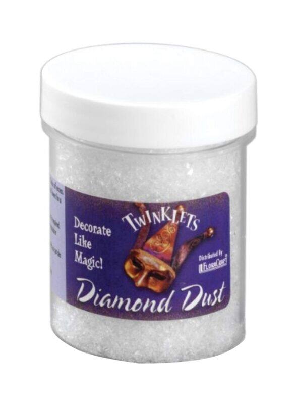 

FloraCraft Diamond Dust Crystal Twinklets, White