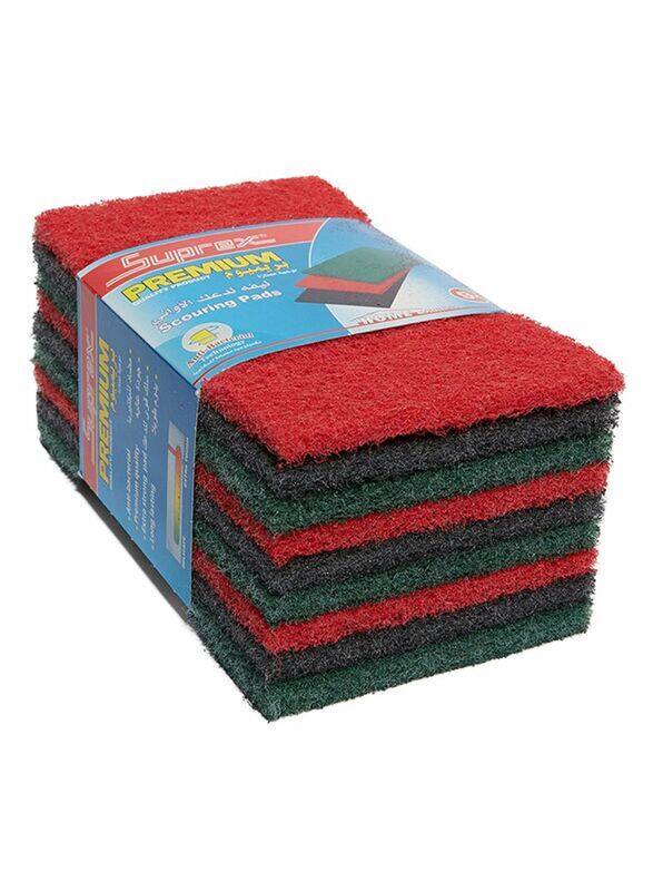 

Suprex Premium Scouring Pads, Multicolour, 9 Pieces