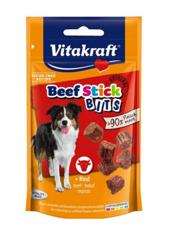 

Vitakraft Beef Stick Bits Dry Dog Food, 40g