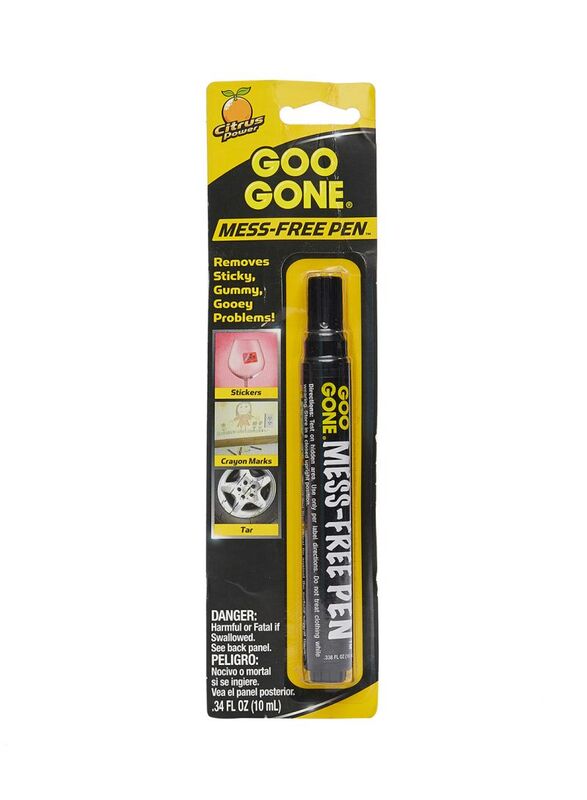 Goo Gone 10ml On The Go Pen Adhesive Remover, Clear