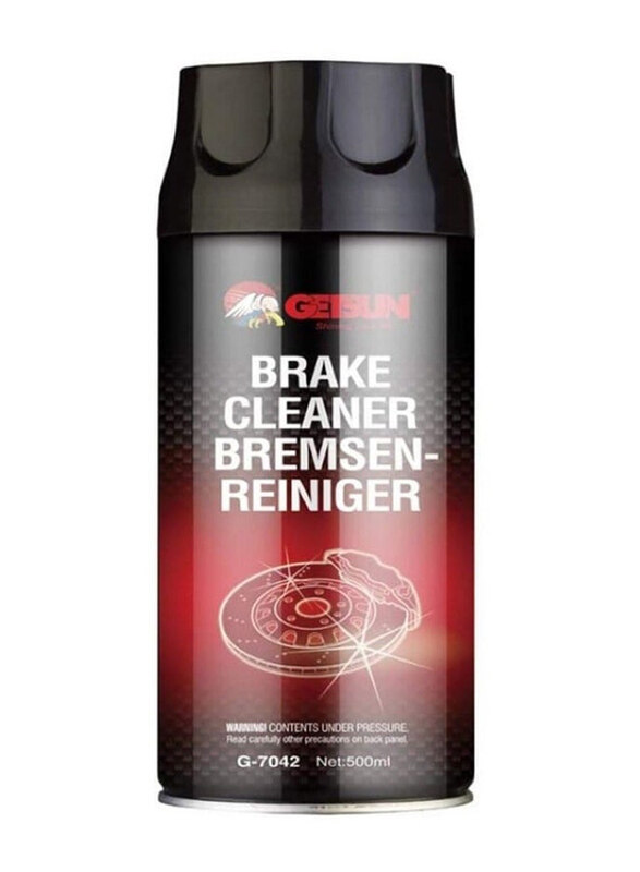 

Getsun 500ml Brake Cleaner, G-7042, Red/Black