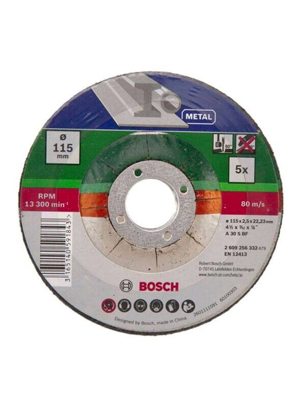 

Bosch Metal Cutting Disc, 115 x 2.5mm, Green/Grey/Blue