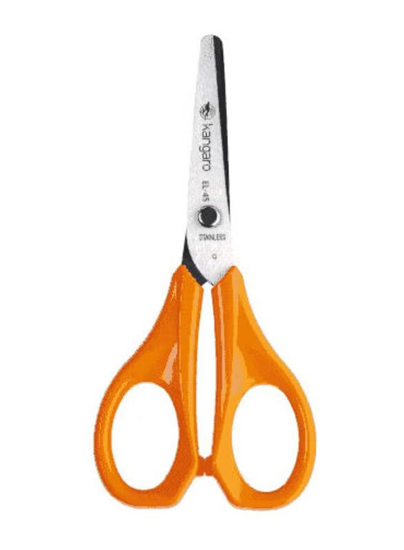 

Kangaro Standard Scissor, 4.75 Inch, Orange/Silver