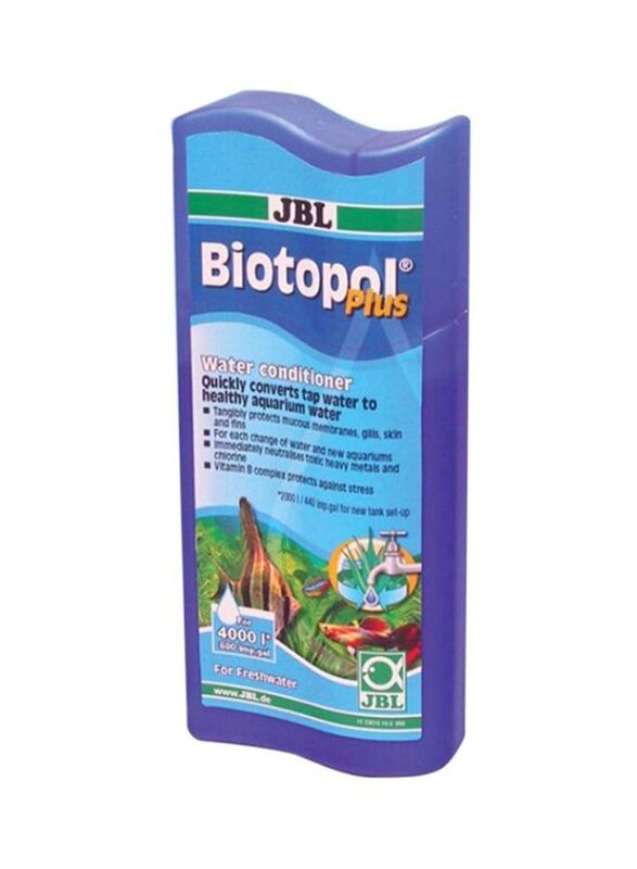 JBL Biotopol Plus Water Conditioner, 250ml, Blue