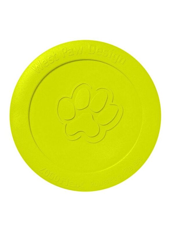 West Paw Zisc Chew Dog Toy Disc, Green