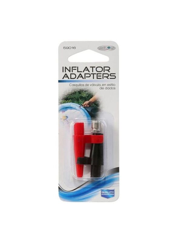 Custom Accessories Tire Inflator Adapter, Red