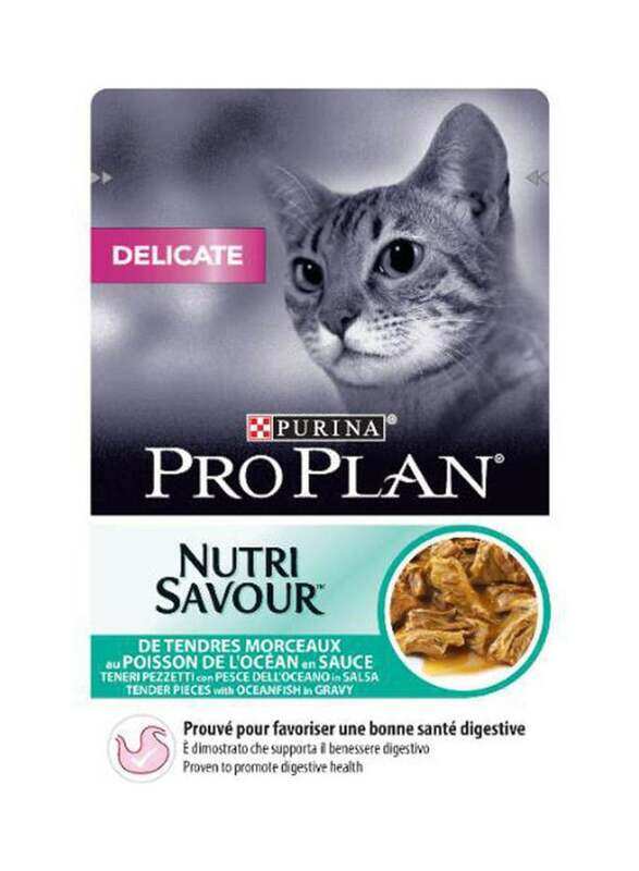 

Purina Pro Plan Delicate Nutri Savour Wet Food for Cats, 85g