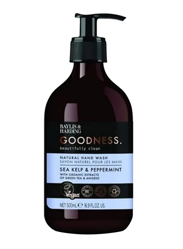 Baylis & Harding Goodness Sea Kelp & Peppermint Hand Wash, 500ml