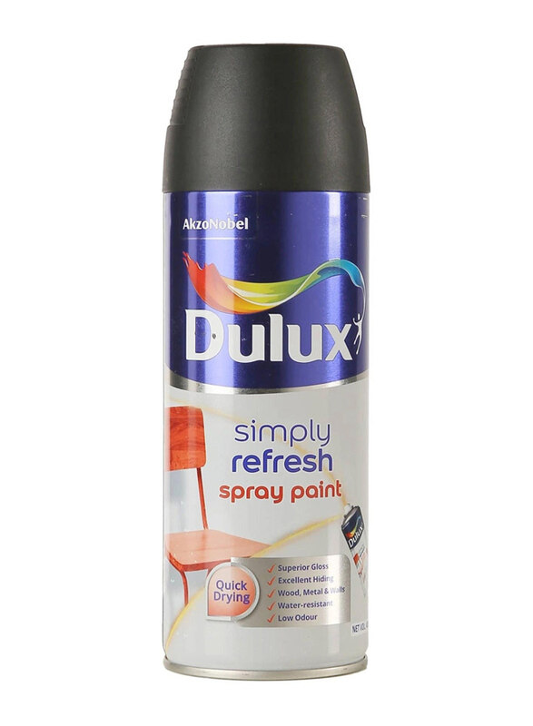 

Dulux Simply Refresh Spray Paint, 400ml, Matt Black