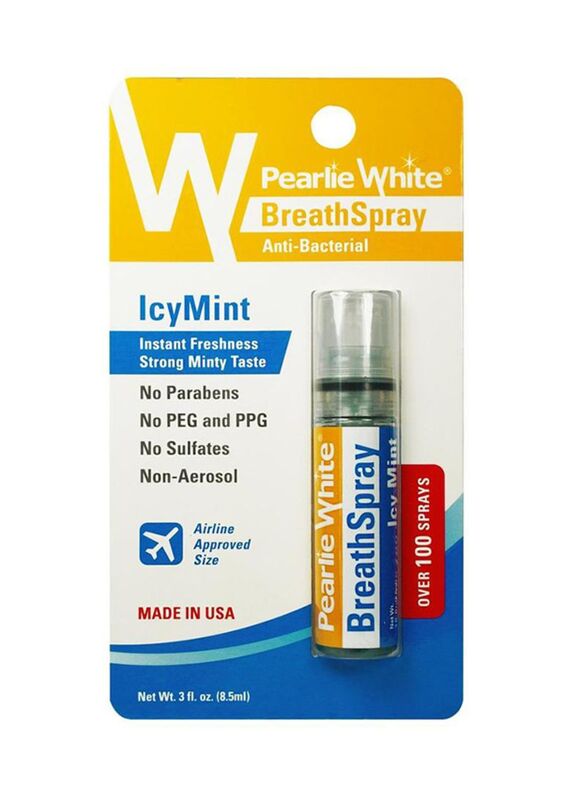 Pearlie White Icy Mint Breathe Spray, 8.5ml