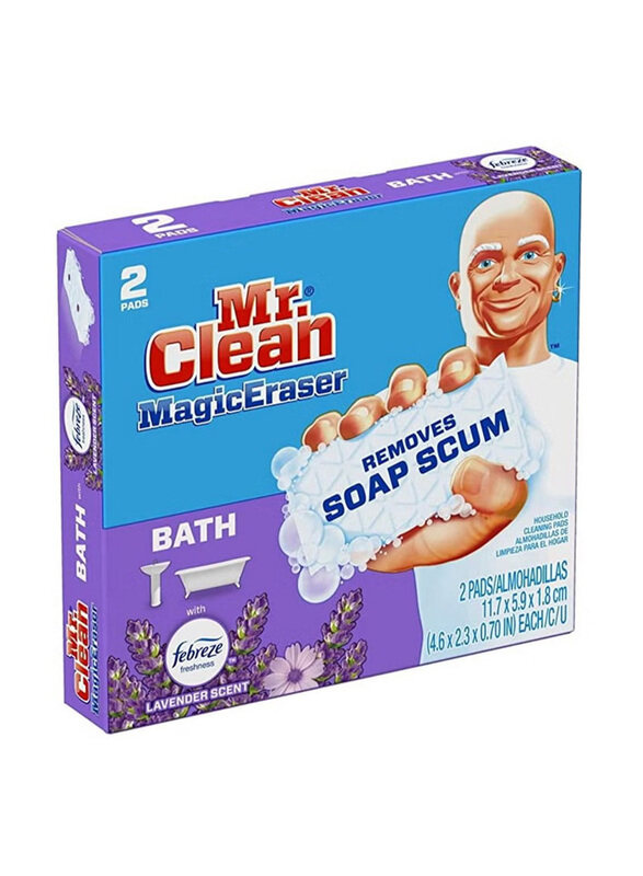 

Mr. Clean Magic Eraser Bath with Febreze Lavender Scent, 2 Counts, White