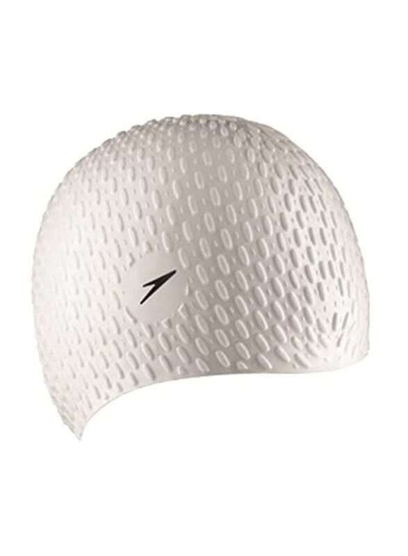 

Speedo One Size Bubble Swim Cap, White