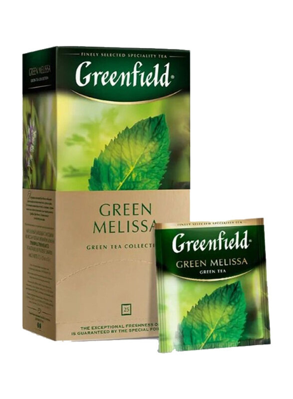 

Greenfield Green Melissa Green Tea, 25 Tea Bags