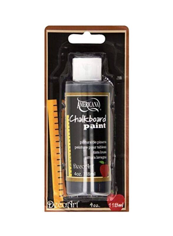 DecoArt Americana Chalkboard Paint, 118ml, Black