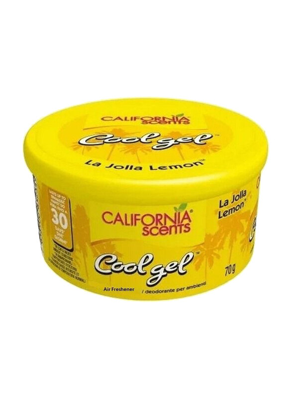 

California Scents 70gm Cool Gel La Jolla Lemon, Yellow