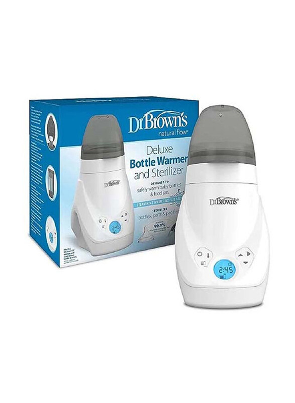 

Dr. Browns Deluxe Electric Bottle and Food Warmer Sterilizer with Type G-Plug, White