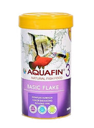 Aquafin Basic Flake Food Daily Fish Diet Floating Type Food, 250ml