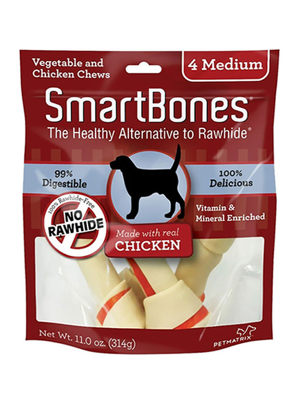 Smart Bones Chicken Moni Chews, 4 x 11oz