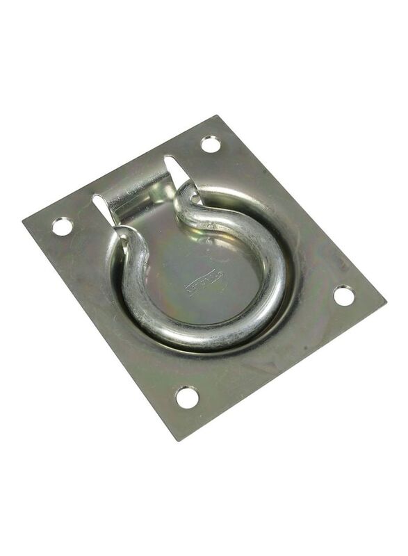National Flush Ring Pull, 8.5-inch, Grey