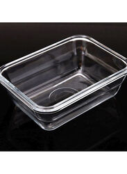 Glasslock Rectangular Glass Container, Clear/Pink