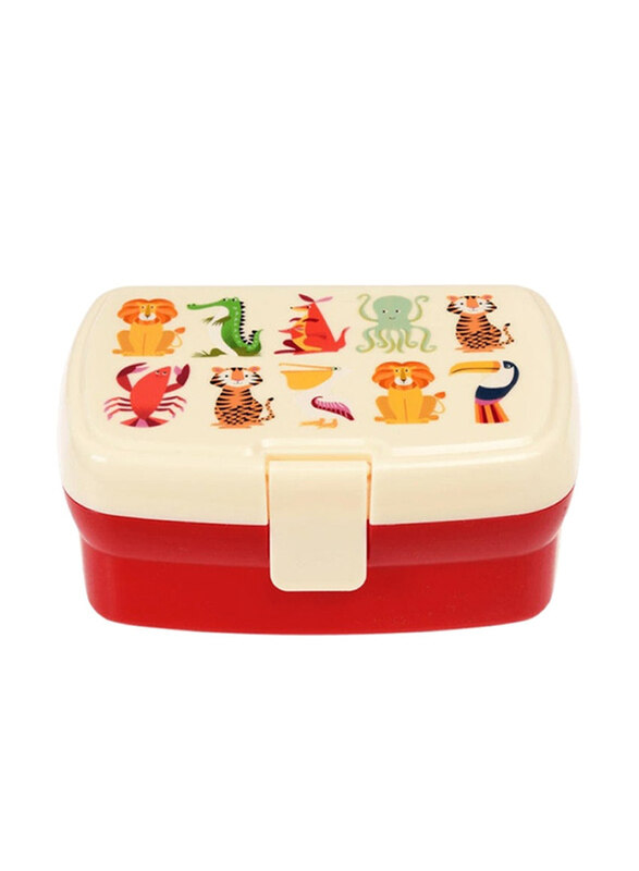 

Rex London Colourful Creatures Lunch Box With Tray, Multicolour